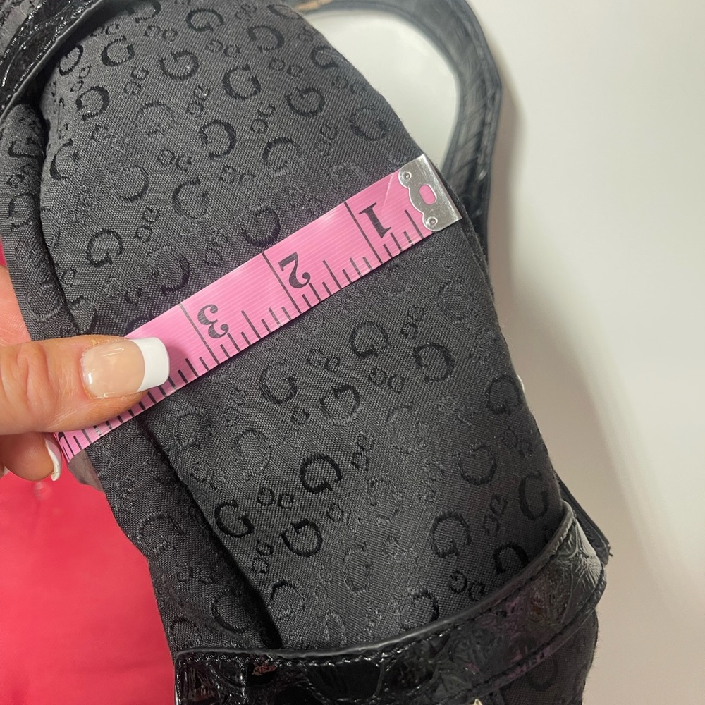 Guess Black Patterned Shoulder Bag - Picture 15 of 15